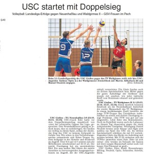 USC startet mit Doppelsieg